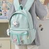 Schoolbag Backpack 1011 New Cute Transparent Pain Bag Junior High School Student High School Student Schoolbag Female Multi-colored Small Backpack