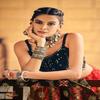 Vibrant Multi-Tiered Lehenga Set with Embellished Top & Dupatta
