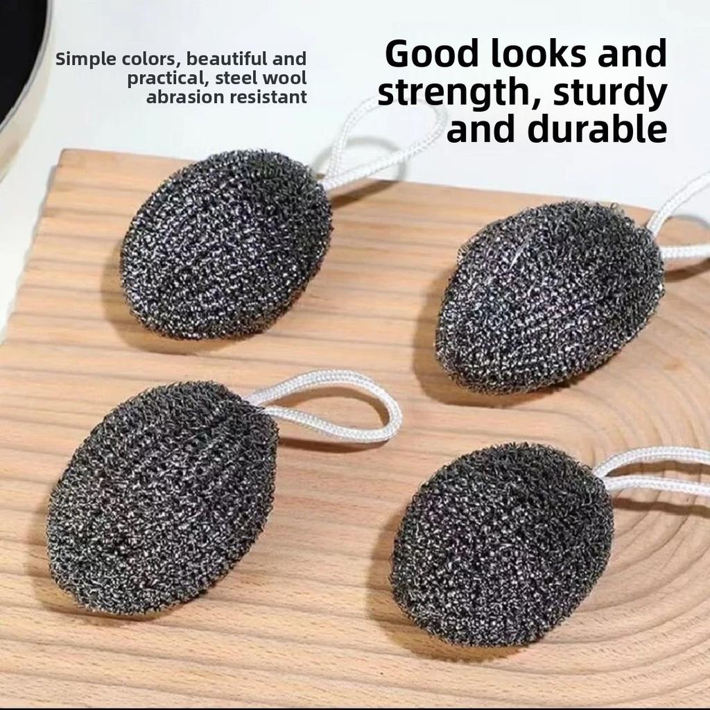 Large Household Kitchen Scouring Pad for Pots and Dishes, Non-shedding Steel Wool Pad