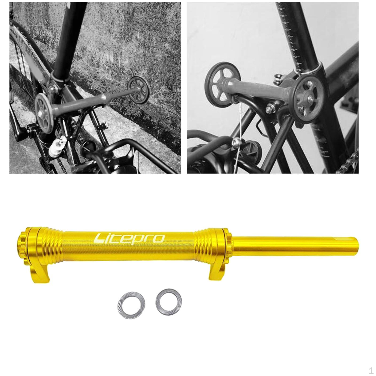Extension Rod Folding Bike Telescopic for Bicycles Rear Racks