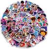 Cartoon Anime Stickers Set Rich Patterns Waterproof Decals Decorative DIY Notebook Phone Fridge Stickers for Bag