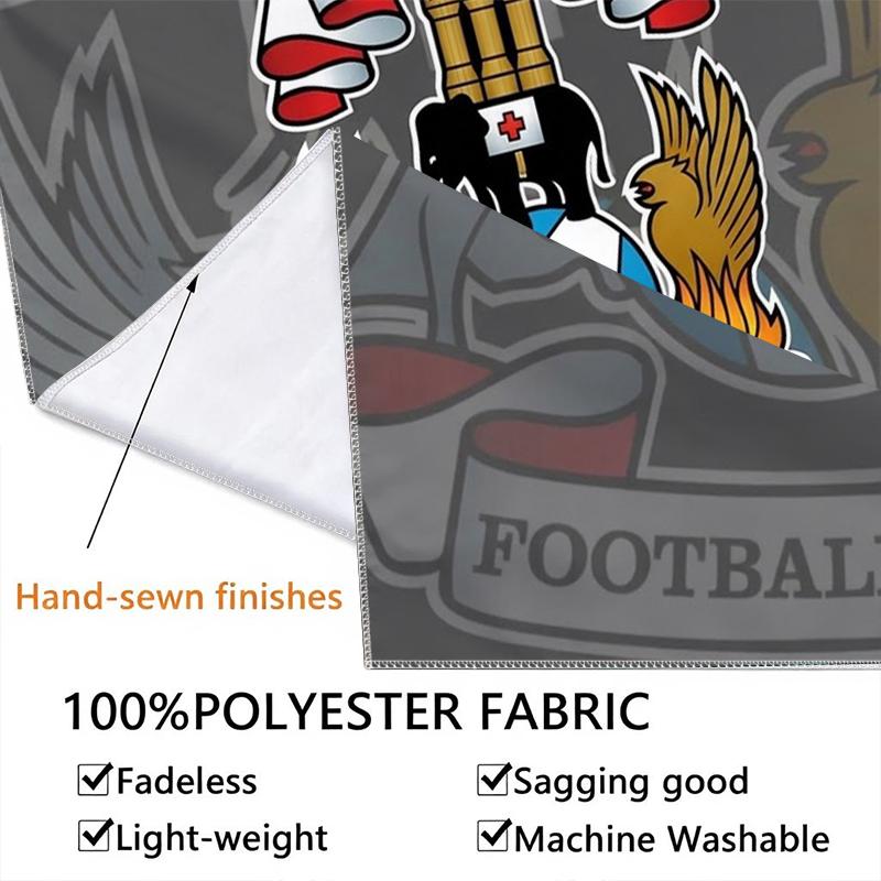 Coventry City FC Wall Tapestry Aesthetic Wall Hanging Printed Fabric Blanket Decorative Tapestries for Bedroom Living Room Home Decor