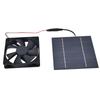 Solar Powered Exhaust Fan 10W Single Fan Waterproof Solar Panel Fan Kit for Chicken Coops Greenhouses