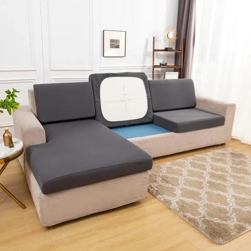 

Elastic Stretch Sofa Cushion Cover For Living Room Pet-Friendly Washable Spandex Slipcover Custom Fitted Sofa Cover For Home S