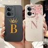 For Xiaomi Redmi 15C 5G Case Luxury Crown Flower Letters Soft Silicone Funda Shockproof Cover For Xiaomi Poco C85 Redmi15C Shell