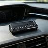 Solar Powered Privacy Parking Phone Number Plate With LED Light And Rotating Switches For Car Motorcycle
