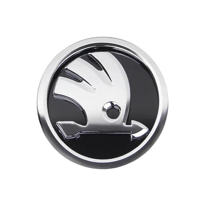

Car Sticker 2025 New 8/9/10cm Upgrade Your Skoda ABS Emblem Car Front Hood Badge Rear Trunk Sticker for Skoda S Logo Octavia RS 8cm срібний