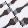 Dense Bristle Art Brush Wooden Handle Art Painting Comb Brush Smooth Painting Experience for Watercolor Acrylic Painting