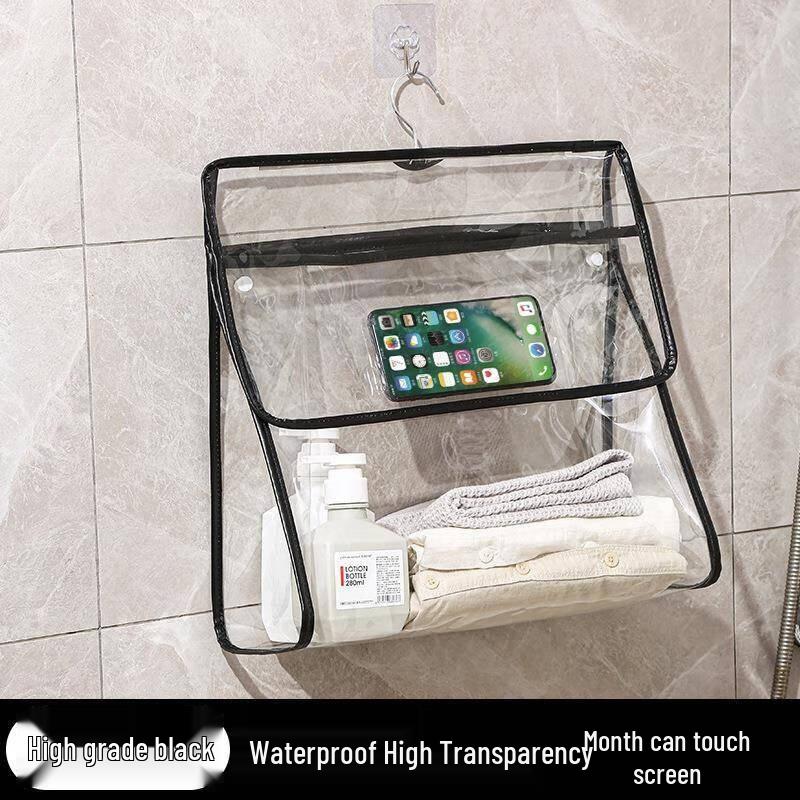 Waterproof Hanging Clothes Bag for Bathroom and Dormitory Storage
