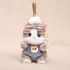Yilong Embroidered Square Dessert Pack Cute Meow Cat Comfort Doll Children's Gift Bag Hanging Ornament PP Cotton Filling 11-30cm