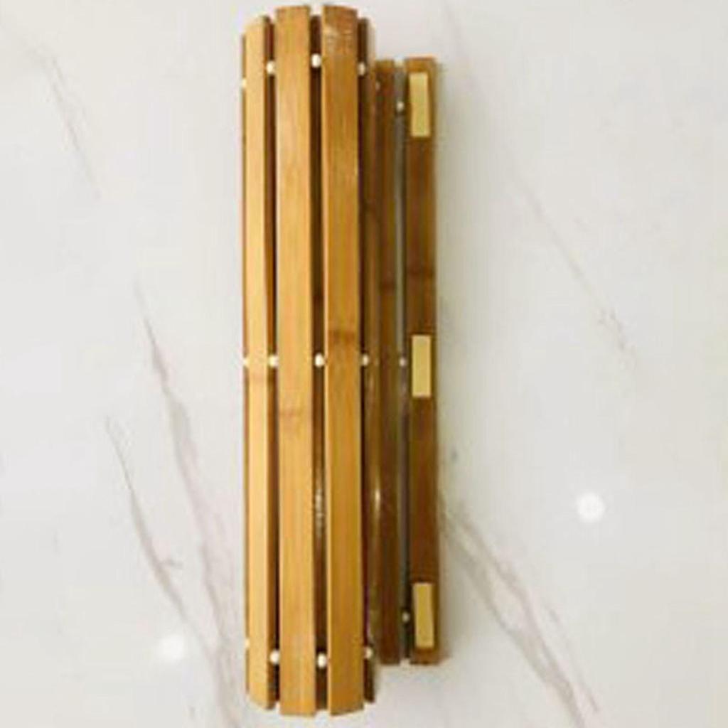 Mata do kąpieli z drewna bambusowego Antypoślizgowa podłoga Do użytku w pomieszczeniach Dywaniki kuchenne Maty łazienkowe do łazienki Prysznic Toaleta