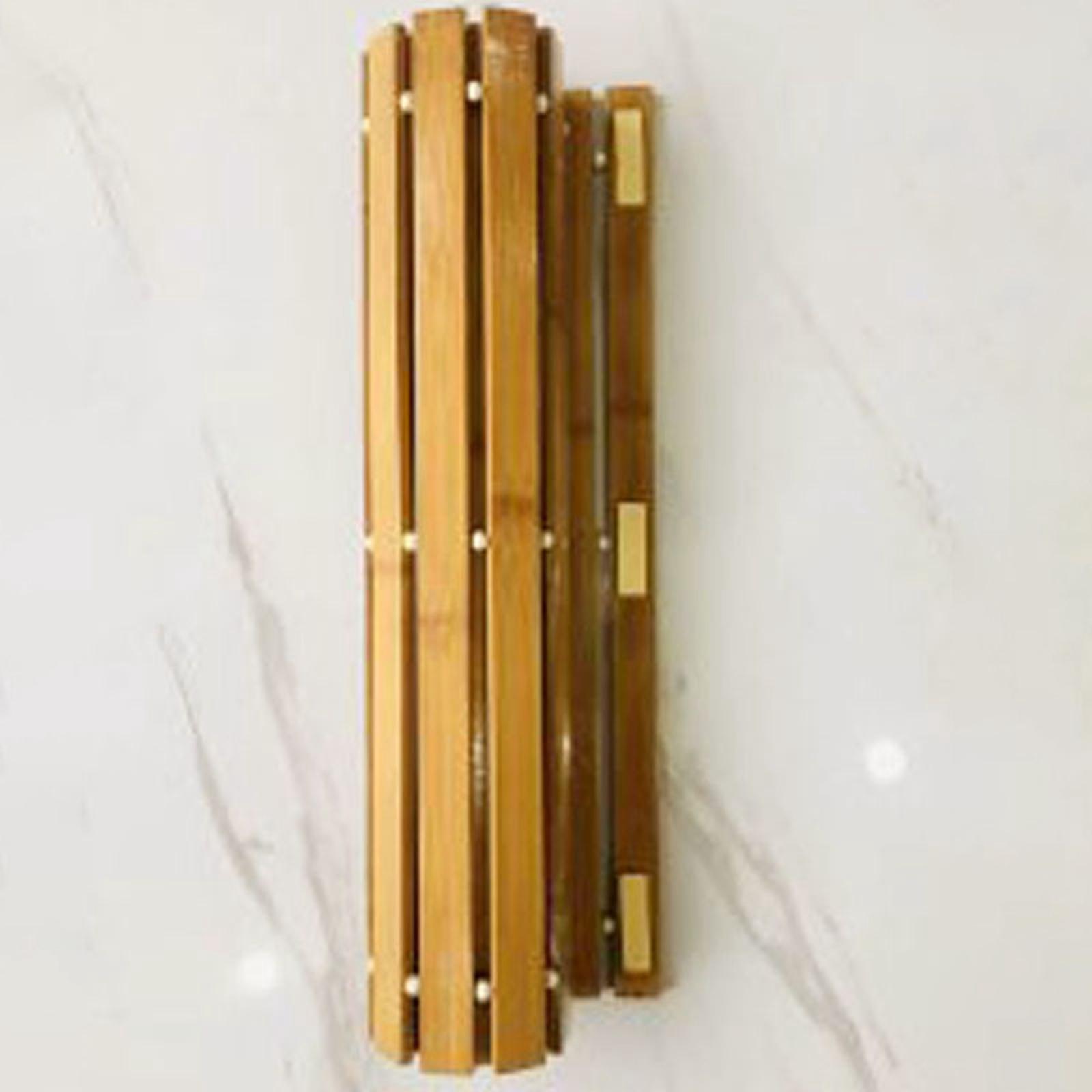 Бамбуковый деревянный коврик для ванной — фото 7