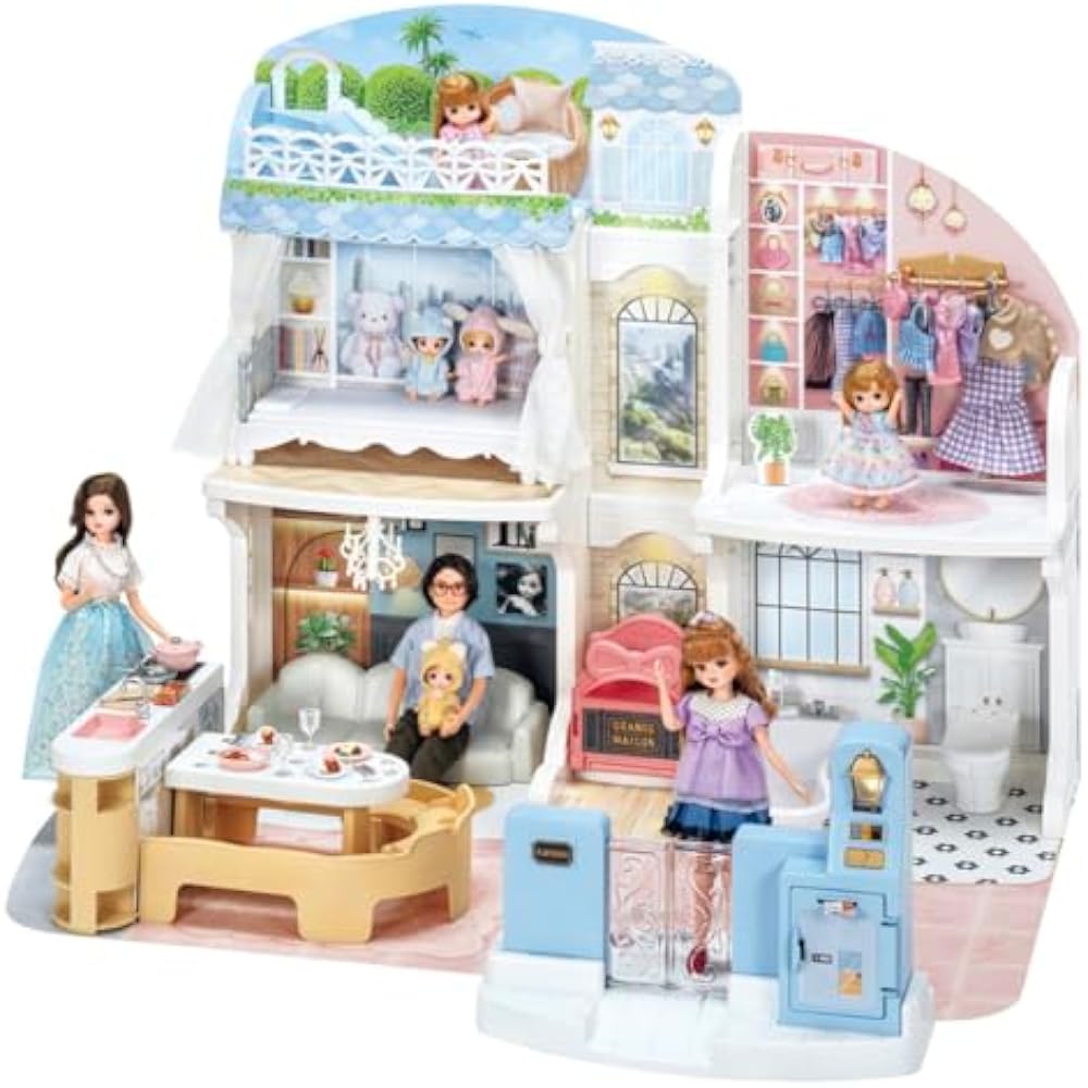TAKARA TOMY (TAKARA TOMY) Licca-chan Chatting Auto Lock 2-story Grand Maison (first limited editi...