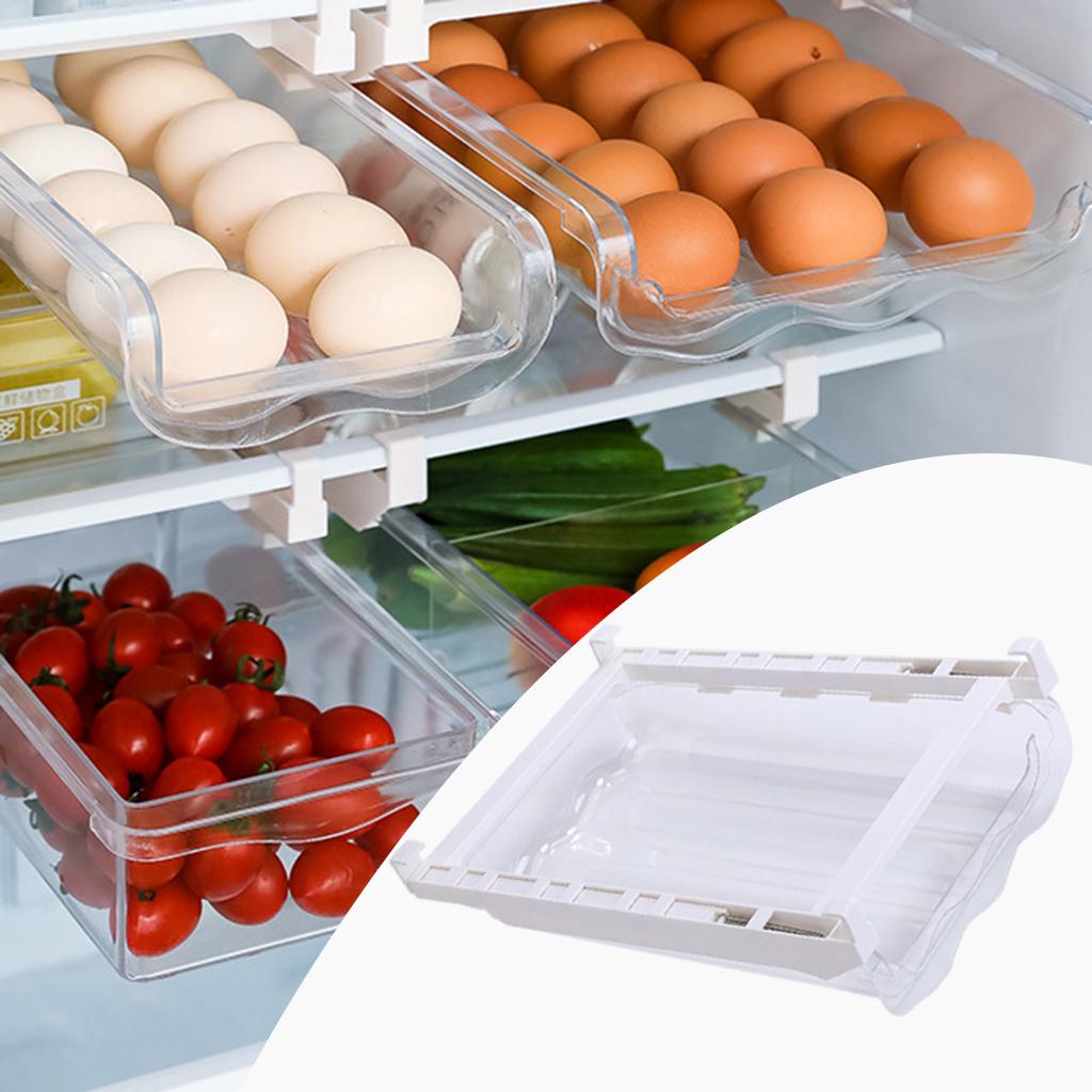 Refrigerator Organizer Storage Box Container , Egg L