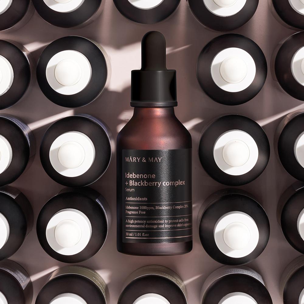 Mary&May Idebenone Blackberry Complex Serum 30ml - Antioxidant Care Glow, Korean