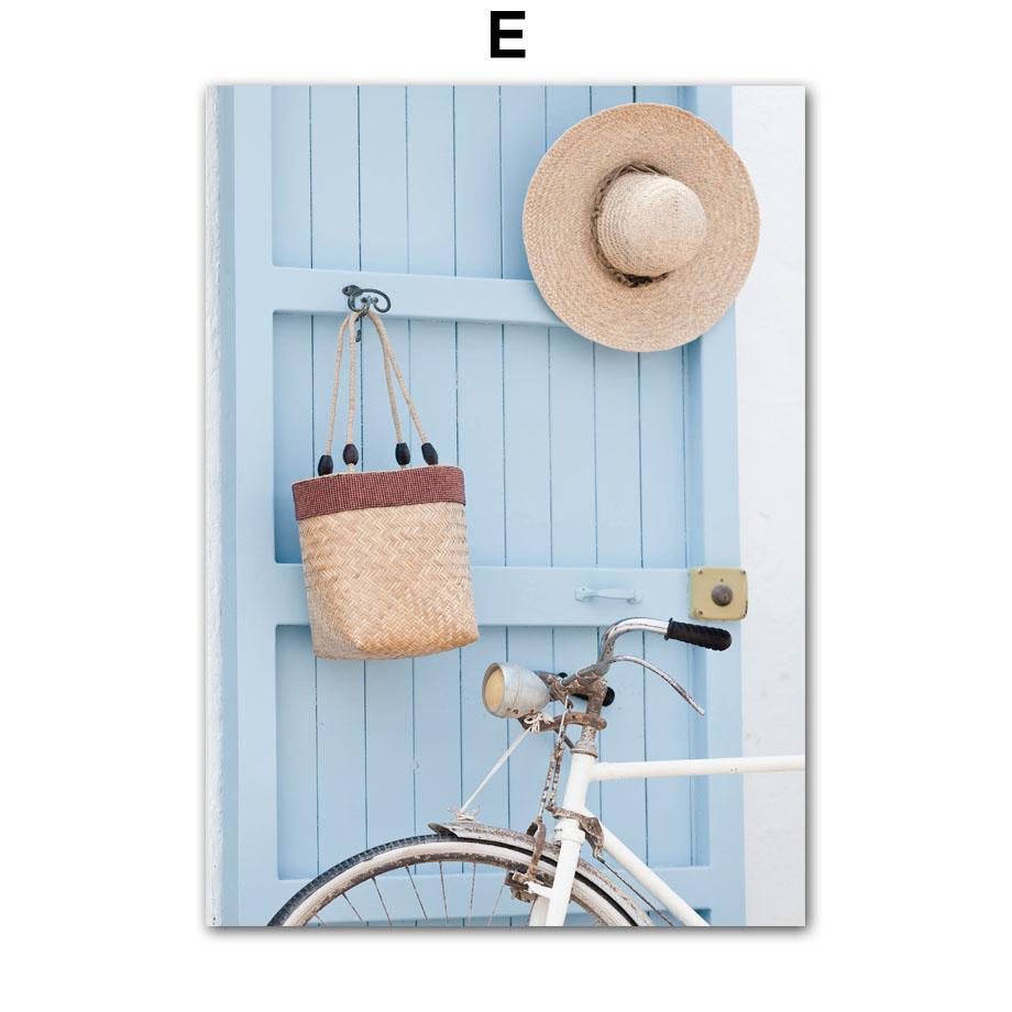 Sea Beach Sailboat Starfish Tree Wall Art Canvas Painting Landscape Posters Prints Hotel Bar Wall Pictures For Living Room Decor