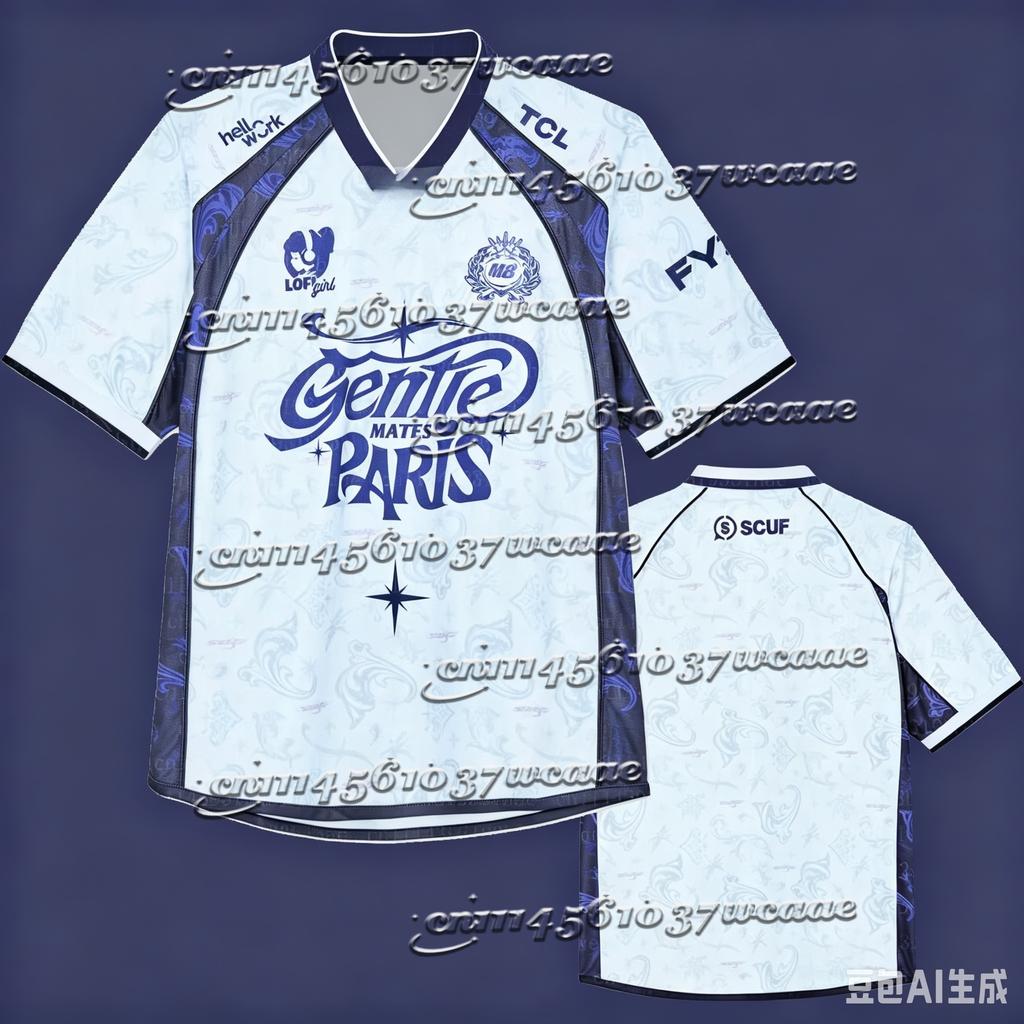 M8 Esports 2026 Trikot Gentle Mates Fans Uniform Herren Sommer Atmungsaktiv Kurzarm Freizeit Sportbekleidung Oberteile Familienpassend