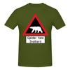 Lustiges Svalbard Eisbär Schild Gjelder Hele Svalbard Unisex Gedrucktes T-Shirt Unisex T-Shirtwesentlich