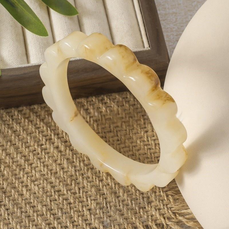 

DIEZI Exaggerated Fashion Irregular Geometric Bangles Hip Hop Punk Resin Acrylic Wide Bangles Bracelets For Women Men Jewelry