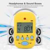 Generic Digital Mini Beat Tap Metronome Clip for Musicians  Professional Tempo M50 Metronome for Music Practice  Plastic, BlackWhiteBlueYellowRed,