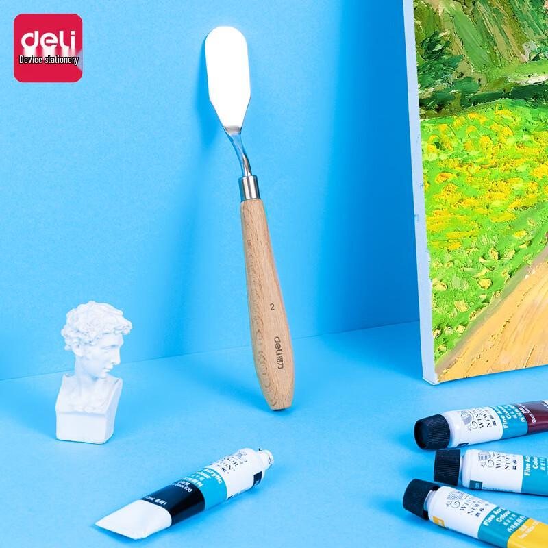 Deli 73902-2 Round Head Palette Knife Set