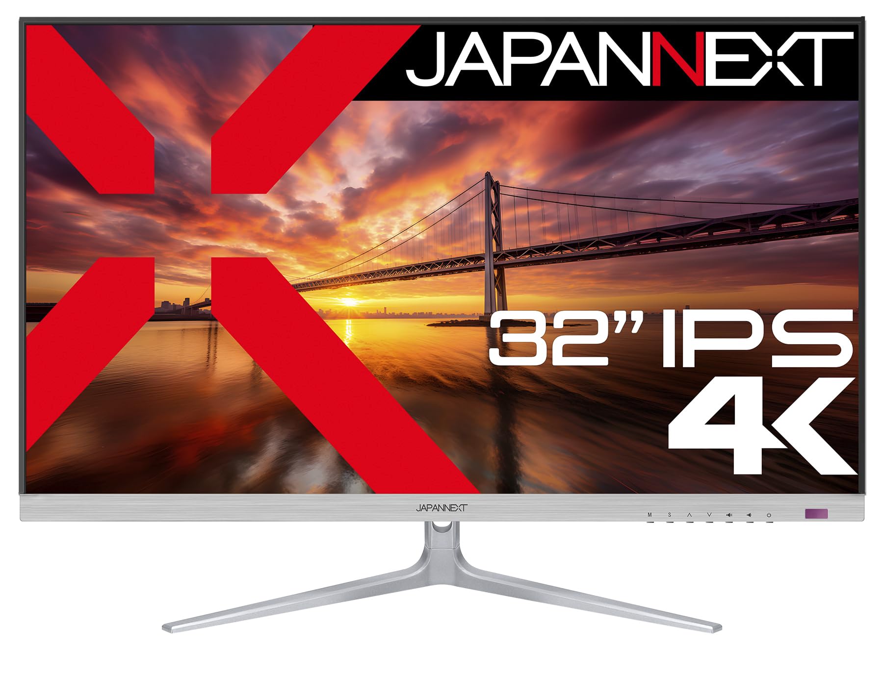 

JAPANNEXT 32 inch monitor 4K UHD 3840x2160 resolution IPS display (Built-in speakerBlue light cut) JN-IPS321UHD