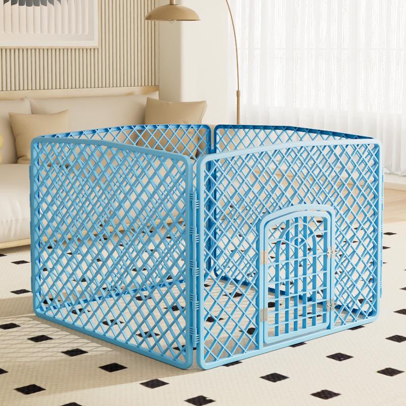 Indoor Plastic Pet Fence for Dogs - Home Ground & Cage
