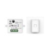 Compact RF433 Wireless Light Switch Battery Powered No Electrical Connection Needed for Indoor Use Up To 30m Distance