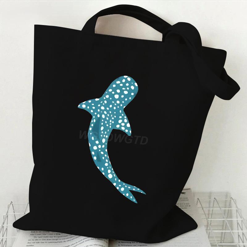 Ocean Animal Trend Shoulder Bag Daily Versatile Commuter Student Tutoring Bag
