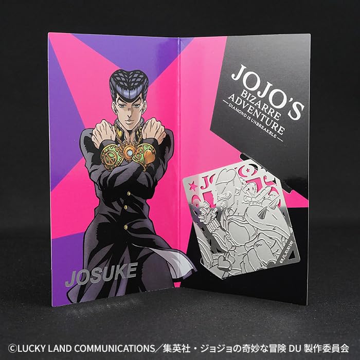 F-toys Confect JoJo's Bizarre Adventure: Diamond is Unbreakable Metal Bookmarks (10-Pack) - Candy Toys & Gum (Full Set)