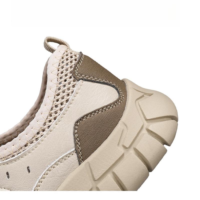 Retro-Stil Herren Outdoor Wanderschuhe Robuste wasserdichte Trekking Sneakers Rutschfeste Sohle Turnschuhe Männliche Berg Reiseschuhe