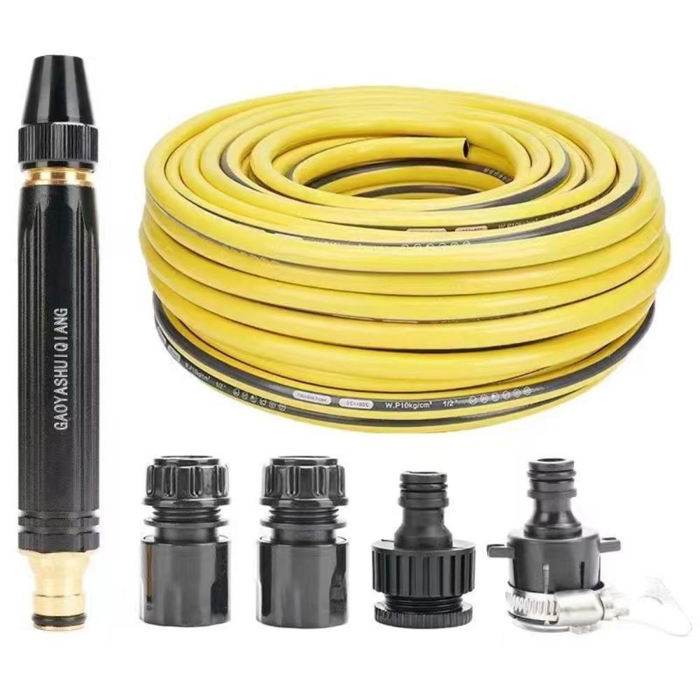 

Extension Hose Car Water Sprayer 5/10/20/30m Hose Watering Tube Nozzle Set Auto Cleaning 5m жёлтый