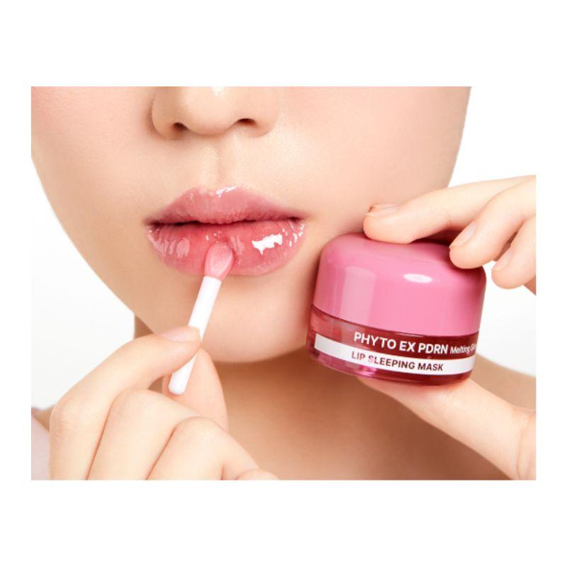 MEDI-PEEL Phyto EX PDRN Melting Glow Lip Sleeping Mask Nourishing Overnight Lip Care with Brush 11g