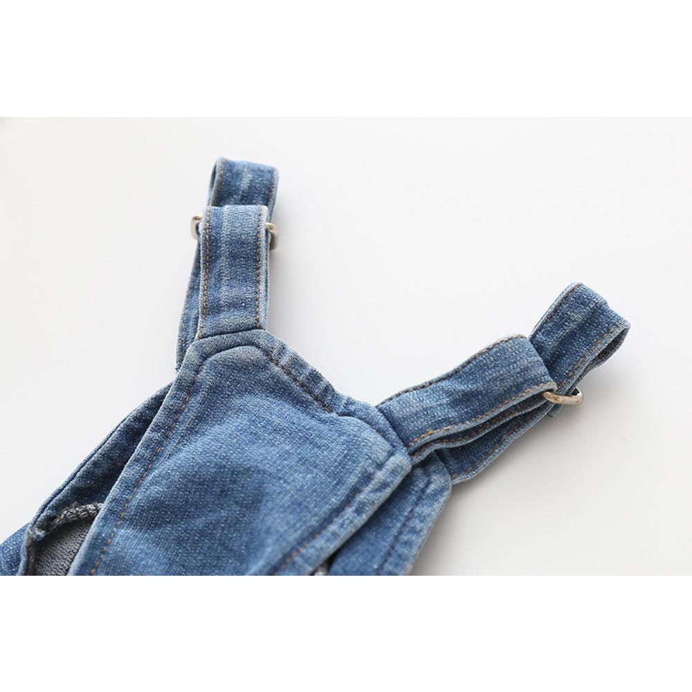 Haustier Mittelgroßer Hund Kleiner Hund Hundekleidung Europäisch und Amerikanisch Elastisch Vierbeinig Overalls Jeans