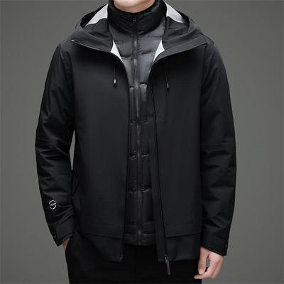 Men's Winter 2025 Casual Down Shell Jacket – Middle-Aged Fashion Outdoor Coat
