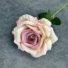 8pcs Artificial Large Rose Flower Branch Silk Long Stem Rose for Wedding Party Floral Decoration