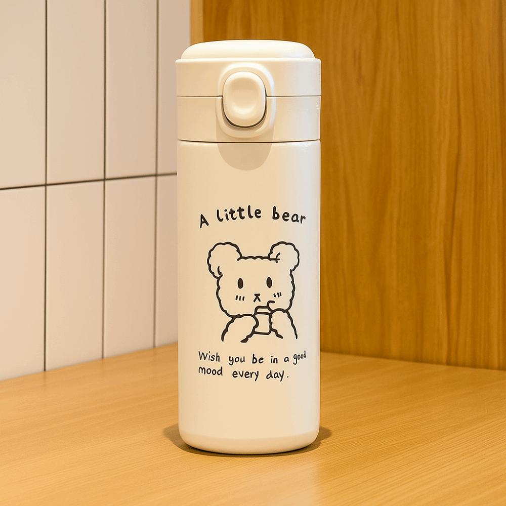 Leak Proof Cartoon Tumbler Vacuum Insulation Kids Water Cup  Students Use