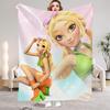 W-Winx C-Club Blanket Beauty Girl Print Flannel Blanket for Home Living Room Bedroom Decor New Year Christmas Gift for Kids