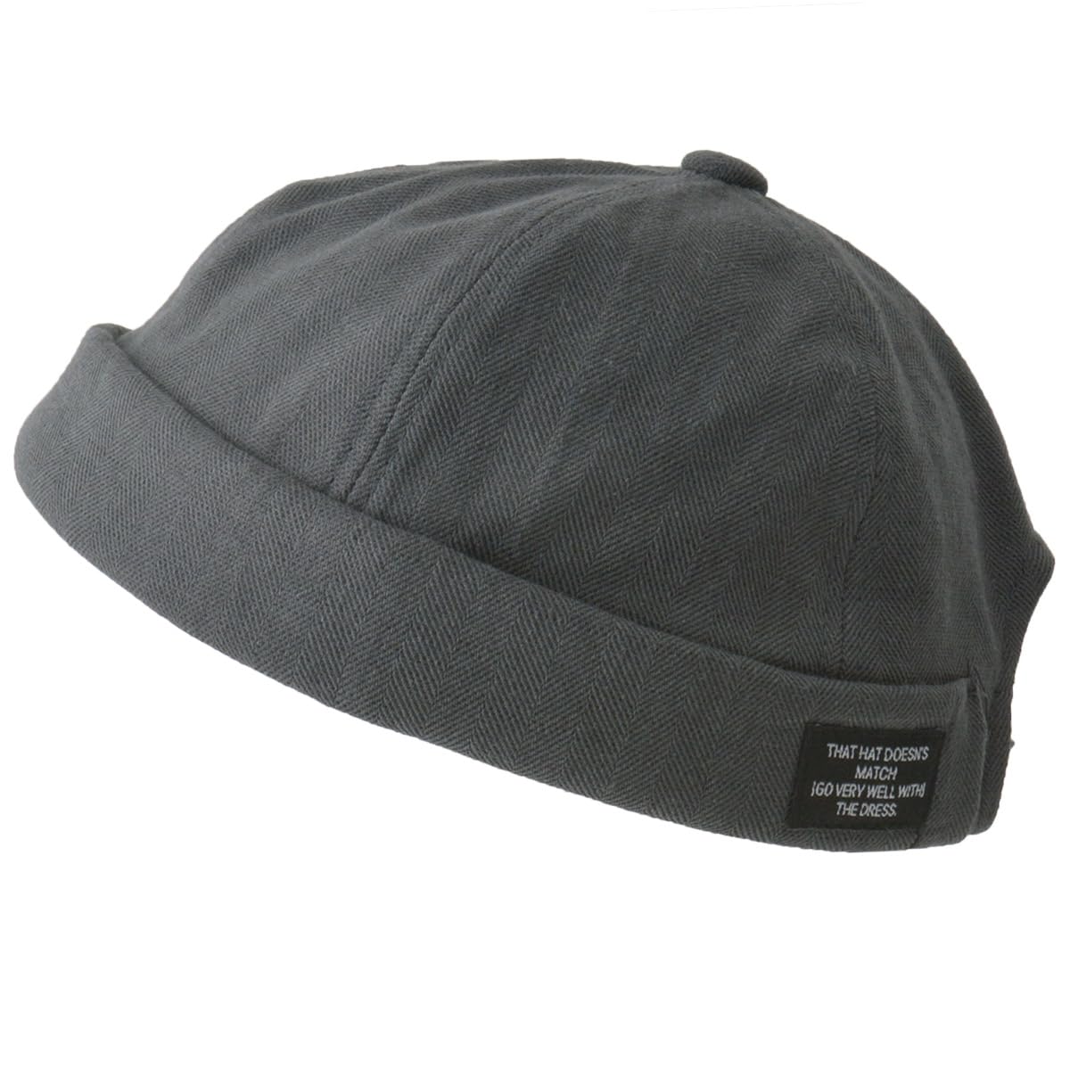 

CasualBox Cotton Linen Plus Size Fisherman s Cap, Low-Profile, Summer, [Free Size/Dark Gray]