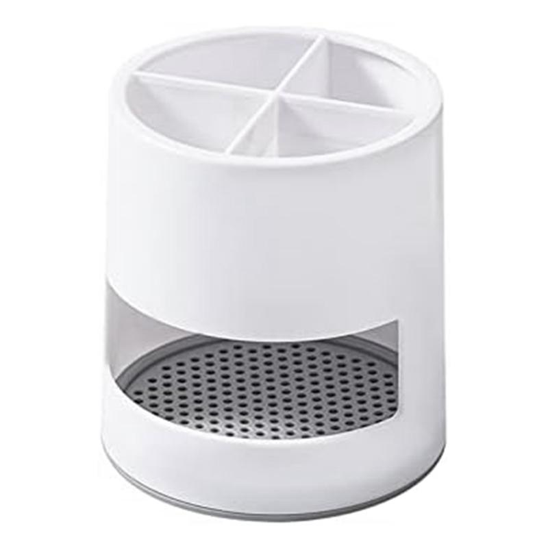 Drain Storage Cages, Separate Racks, Bathroom Toothbrush Paste Storage Boxes, Kitchen Household Storage Boxes Durable White
