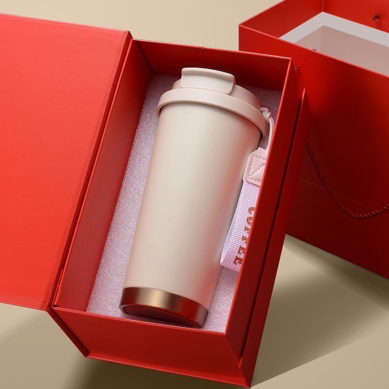 

500ml Lily of the Valley Insulated Tumbler, 316 Stainless Steel Vacuum Coffee Cup with Gift Box