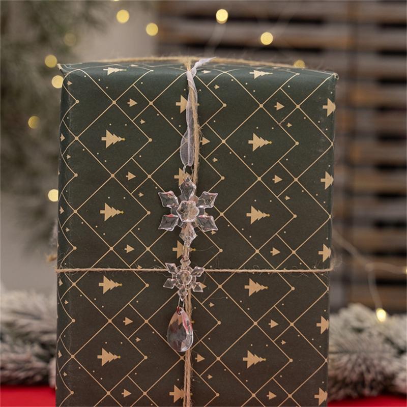 18 SZT Przezroczyste Wiszące Dekoracje Trwałość Płatek Śniegu Akrylowy Stożek Lodowy Ozdoby Wielofunkcyjne Dekoracje Świąteczne