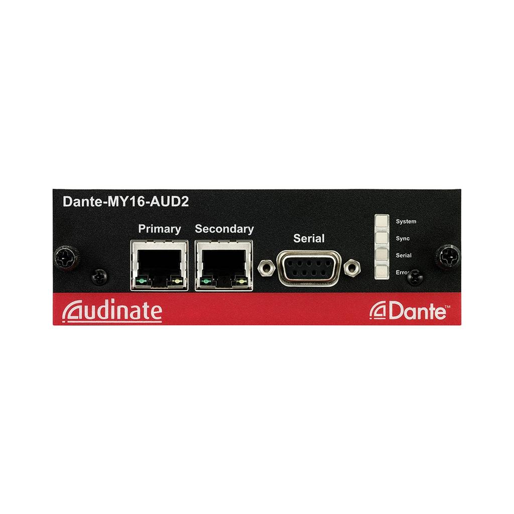 Yamaha Mini-YGDAI Card Dante-MY16-AUD 2