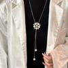 Versatile Trendy Fashion Sweater Necklace: Exquisite High-End Temperament Chain for Stylish Clothing Accessories