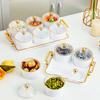 Fruit Slab Snack Container for Nuts Dessert Celebrations Wedding