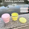 Collapsible Silicone Water Cup Portable Foldable Outdoor Camping Travel Mug Food Grade Leak Proof Summer Drinkware