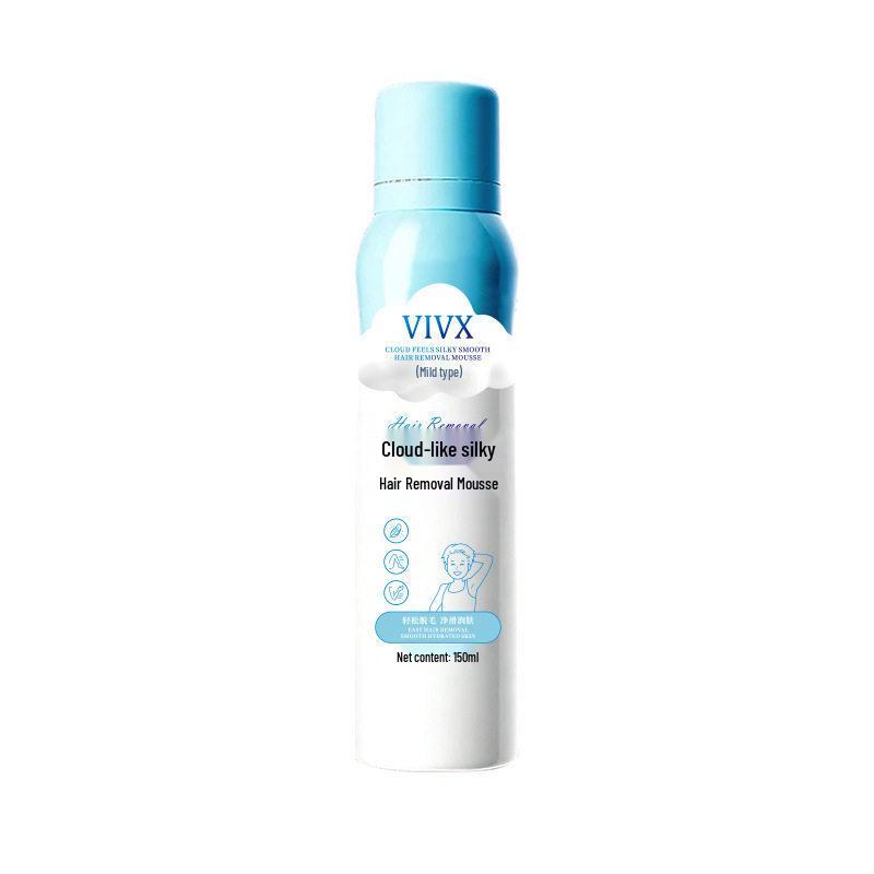 Cloud-like Silky Hair Removal Mousse Spray: Easy, Non-Irritating Full Body Hair Removal