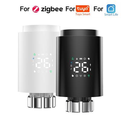 1 Set Smart Radiator Valve App Control The TuyaSmart-Life App For Tuya For Zigbee Smart Thermostat Radiator Valve Programmable