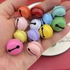 22mm Multicolor Bell Pendant Charm for DIY Keychain or Christmas Tree