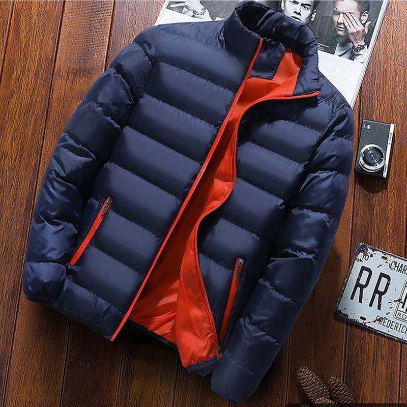 Men's Autumn/Winter Cotton Stand-up Collar Sports Jacket - Warm, Outdoor, Casual Coat